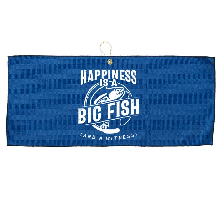 Fishing Design, Funny Fishing Tee, Fishing Lover Large Microfiber Waffle Golf Towel