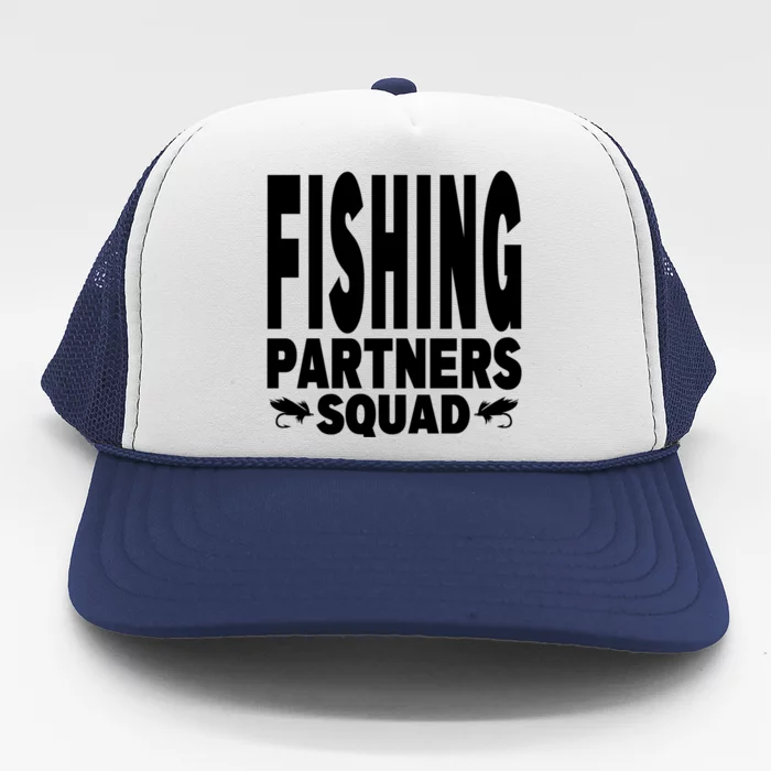 Fishing Dad Funny Gift Of Son Daughter Family Team Fishing Squad Great Gift Trucker Hat