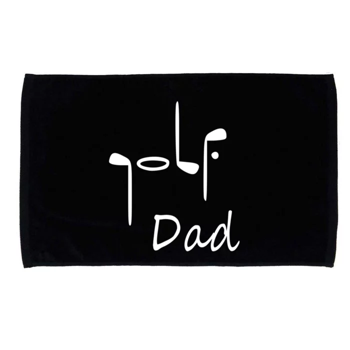 Father's Day Funny Golf Dad Golf Lover Gift For Dad Microfiber Hand Towel