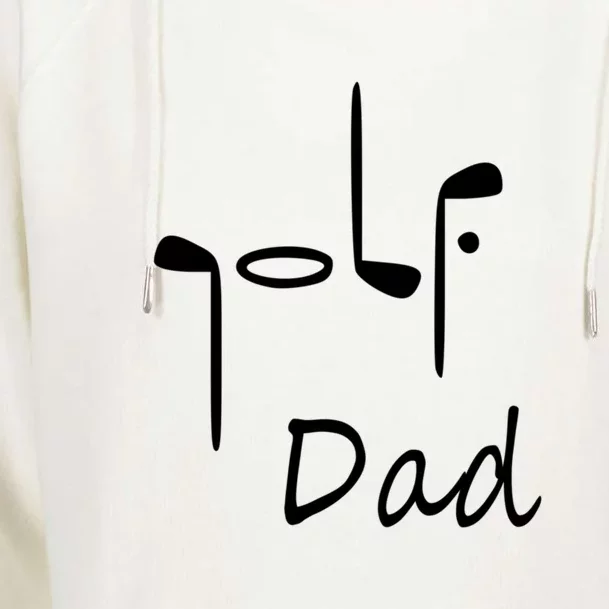 Father's Day Funny Golf Dad Golf Lover Gift For Dad Womens Funnel Neck Pullover Hood