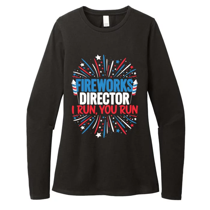 Fireworks Director Funny 4th of July Firework Director Womens CVC Long Sleeve Shirt