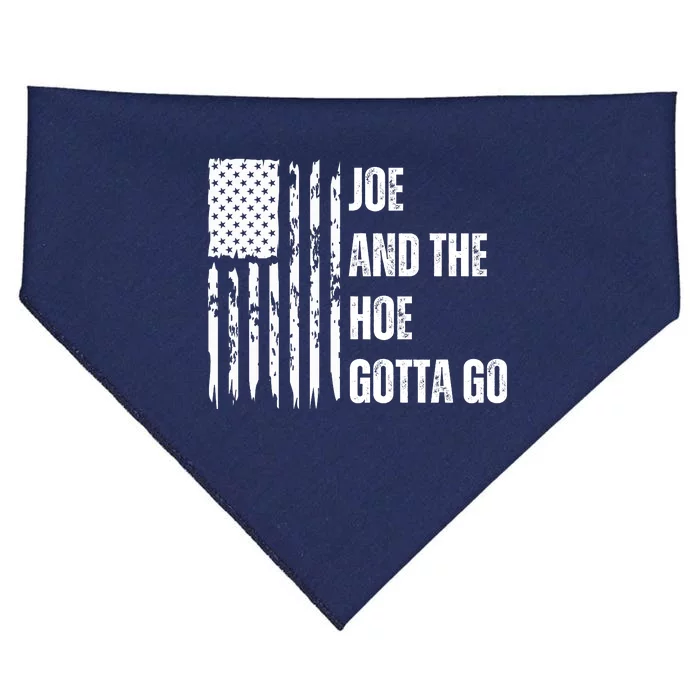 Funny Distress Flag Anti Biden. Joe And The Ho Gotta Gotta Go!! USA-Made Doggie Bandana