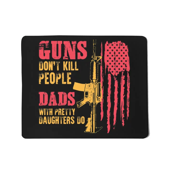 Father Daughter funny Father's Day Dad Mousepad