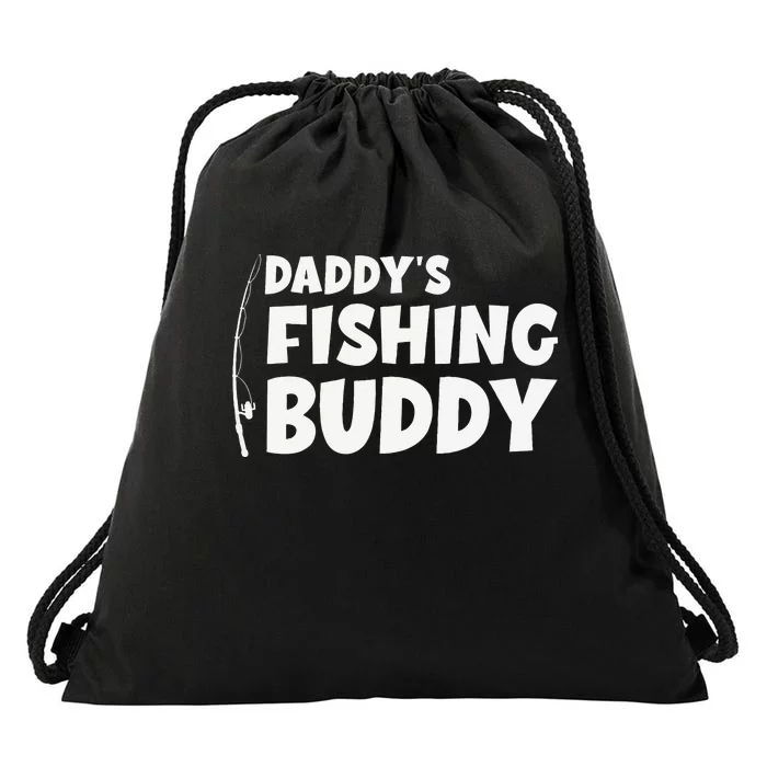 Funny Daddys Fishing Buddy Drawstring Bag