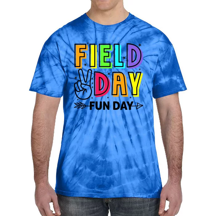 Field Day Fun Day Funny For Teacher Field Day 2024 Gift Tie-Dye T-Shirt