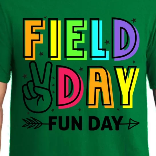 Field Day Fun Day Funny For Teacher Field Day 2024 Gift Pajama Set