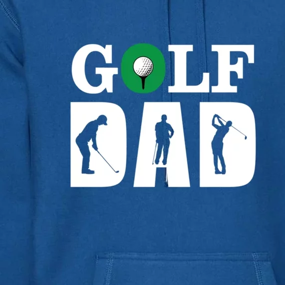 Father's Day Funny Golf Dad Golf Club Gift For Dad Premium Hoodie