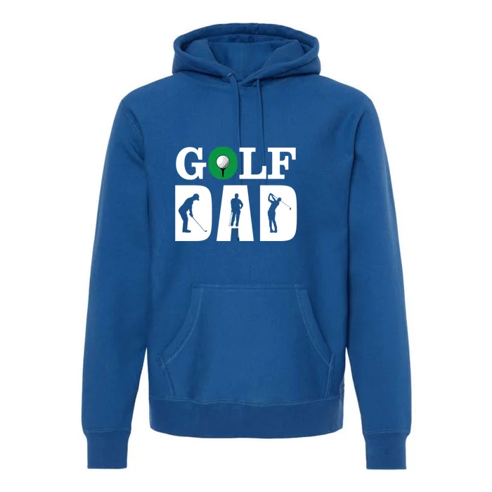 Father's Day Funny Golf Dad Golf Club Gift For Dad Premium Hoodie