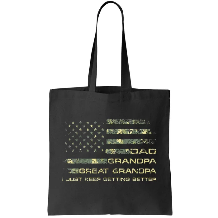 Fathers Day From Grand Dad Grandpa Great Grandpa Tote Bag