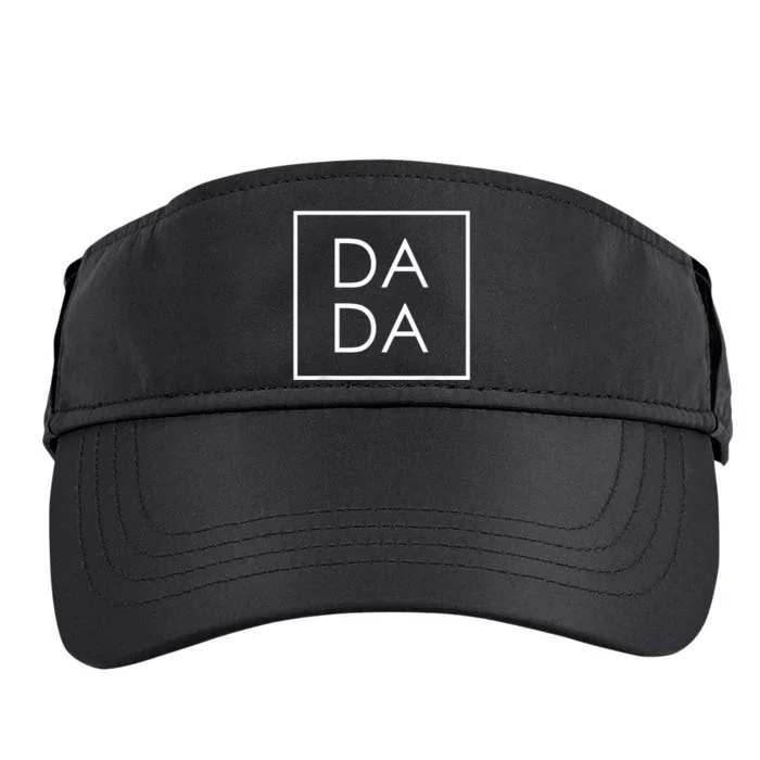 Father's Day For New Dad, Dada, Him - Coloful Tie Dye Dada Adult Drive Performance Visor