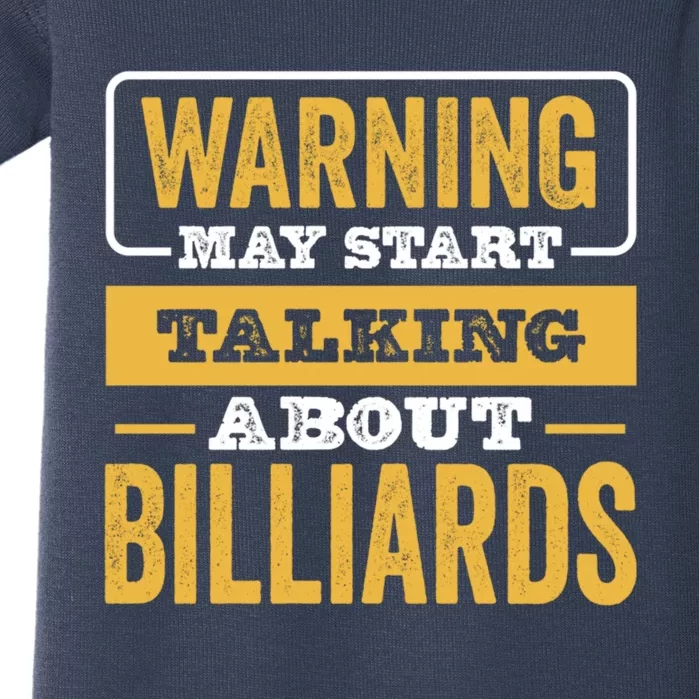 Father's Day Funny Billiards, Talking About Billiards Sport Gift For Dad Baby Bodysuit