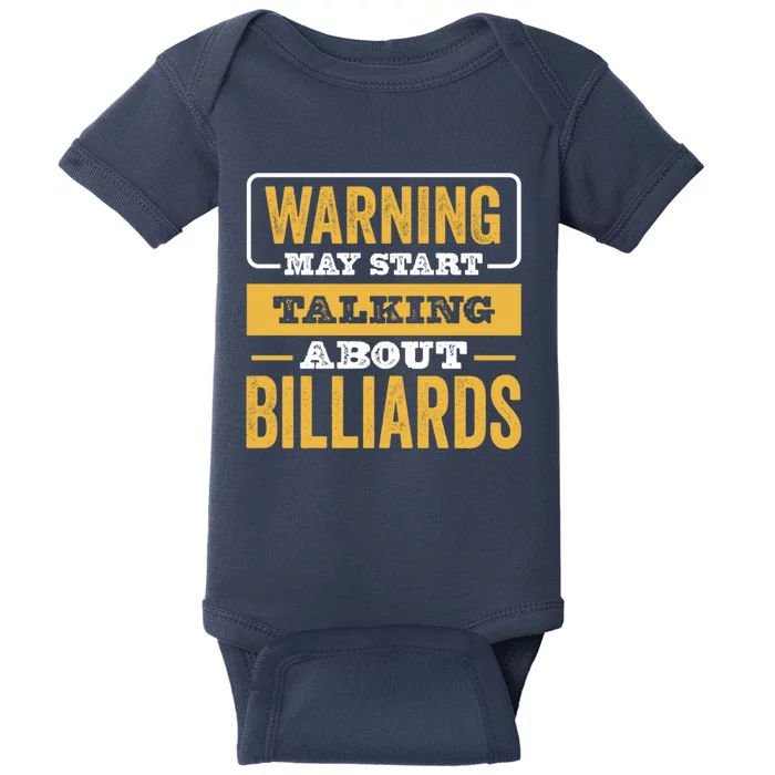 Father's Day Funny Billiards, Talking About Billiards Sport Gift For Dad Baby Bodysuit