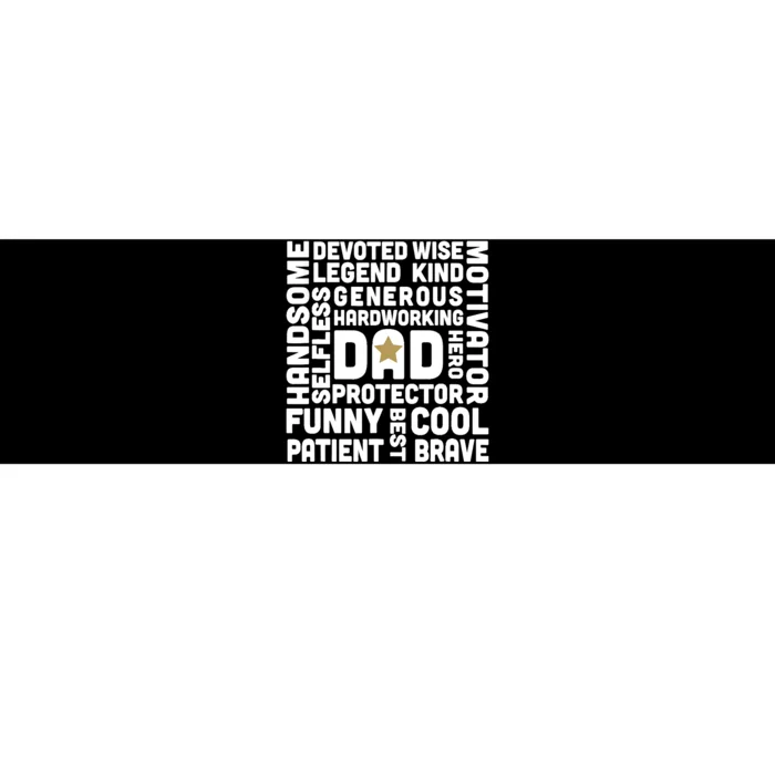 Father's Day For Dads Worlds Greatest Dad Proud Father Bumper Sticker