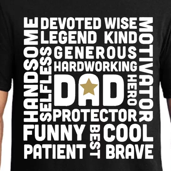 Father's Day For Dads Worlds Greatest Dad Proud Father Pajama Set