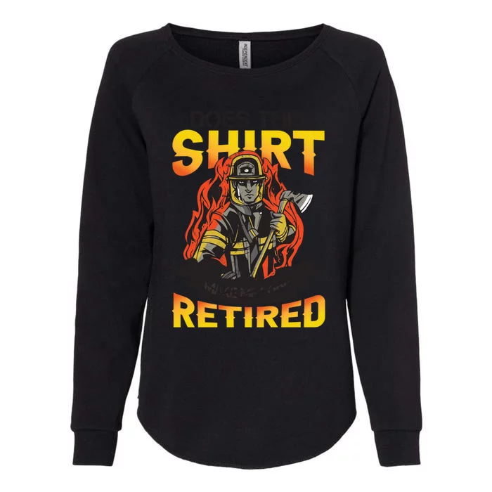 Fire Departt Firefighter Gift Womens California Wash Sweatshirt