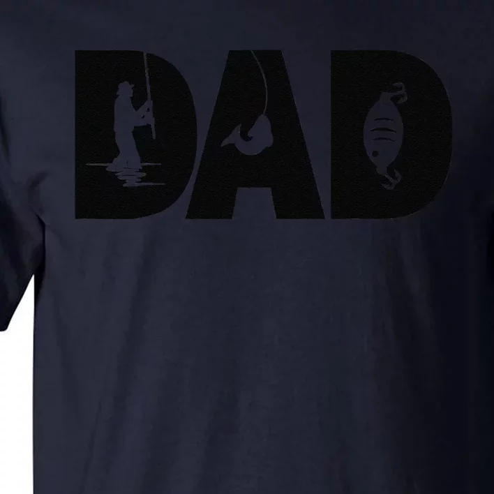 Fishing Dad Fish Fisherman Birthday Fathers Day Fishing Tall T-Shirt