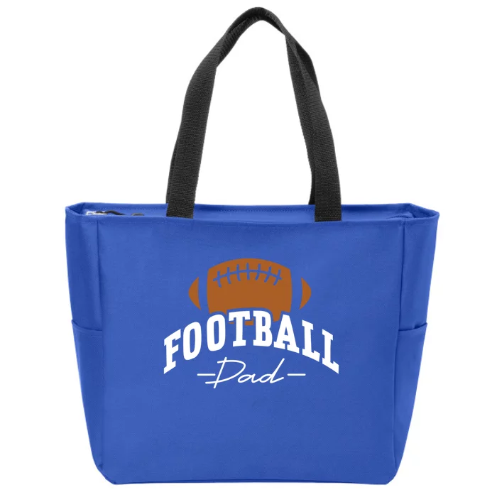 Football Dad For Him Family Matching Player FatherS Day Funny Gift Zip Tote Bag