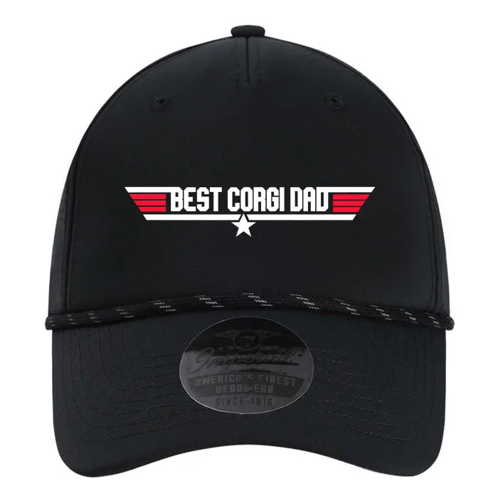 Father's Day Funny Dog Father 80s Best Corgi Dad Performance The Dyno Cap