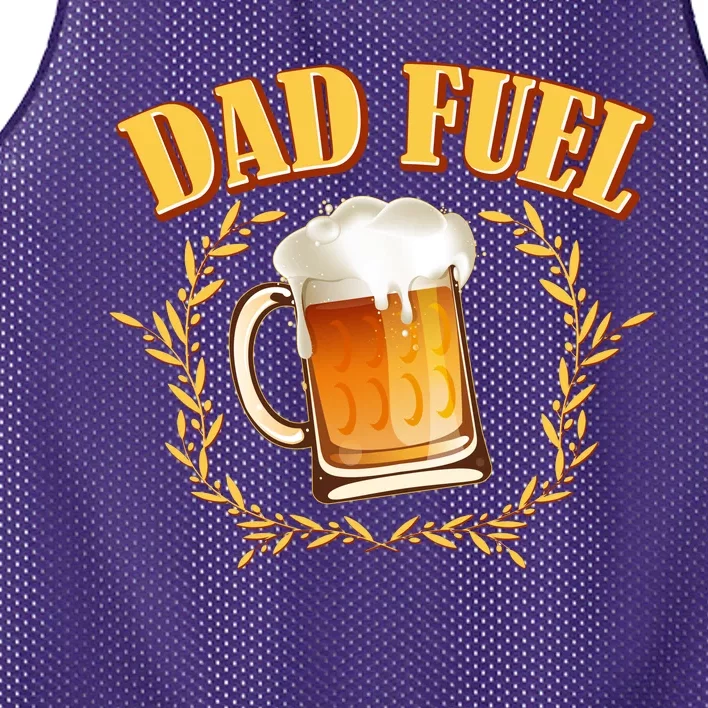 Funny Dad Fuel Beer Lover Mesh Reversible Basketball Jersey Tank