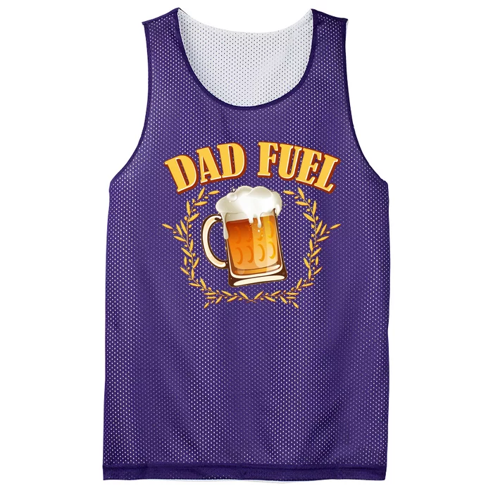 Funny Dad Fuel Beer Lover Mesh Reversible Basketball Jersey Tank