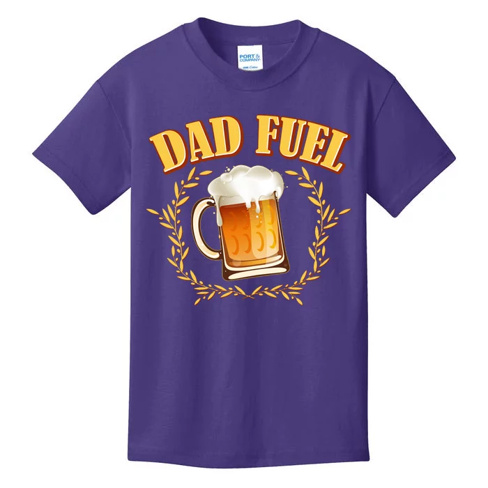 Funny Dad Fuel Beer Lover Kids T-Shirt