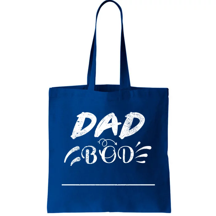 Fathers Day Funny Dad Bod Gift Father Figure Gift Tote Bag