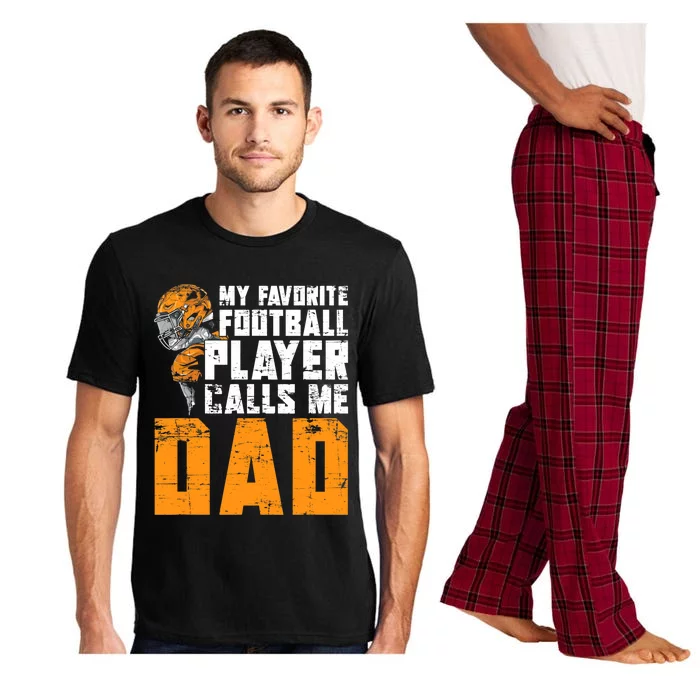 Fathers Day Football Player Dad American Sport Football Pajama Set