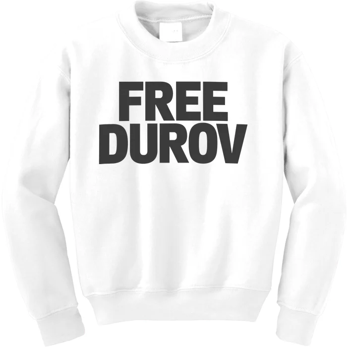 Free Durov Kids Sweatshirt