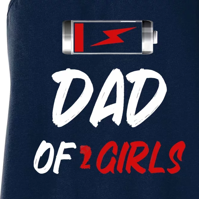 Father Dad Funny Design Father Day Women's Racerback Tank