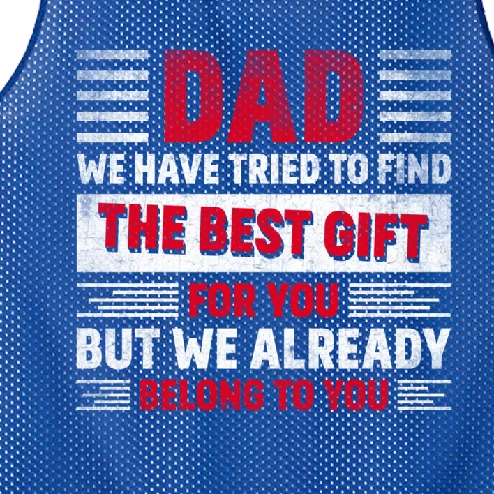 Father's Day For Dad From Daughter Son Wife For Daddy Meaningful Gift Mesh Reversible Basketball Jersey Tank