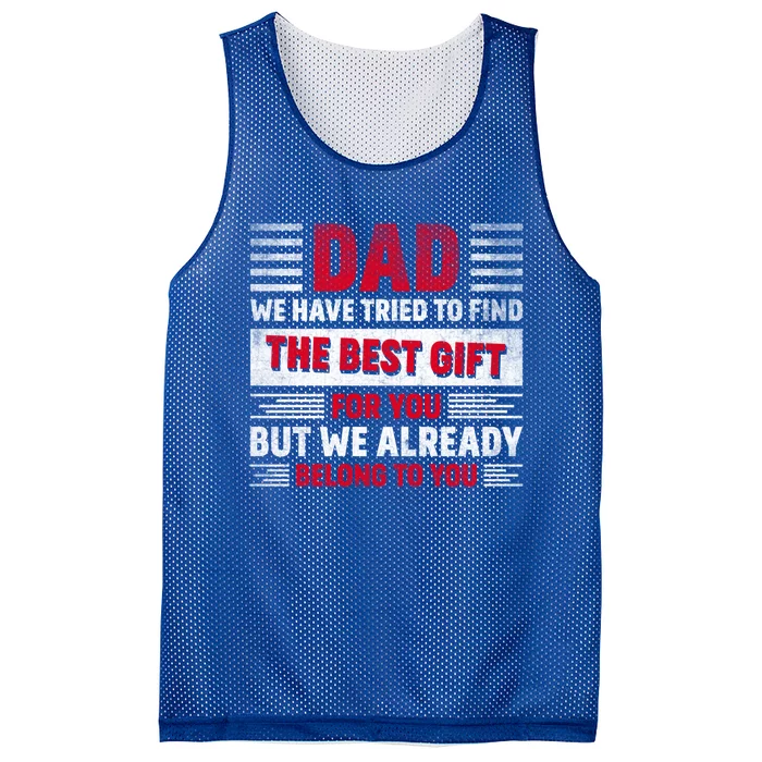 Father's Day For Dad From Daughter Son Wife For Daddy Meaningful Gift Mesh Reversible Basketball Jersey Tank