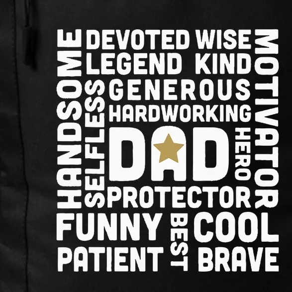 Father's Day For Dads Worlds Greatest Dad Proud Father Daily Commute Backpack