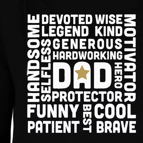 Father's Day For Dads Worlds Greatest Dad Proud Father Womens Funnel Neck Pullover Hood