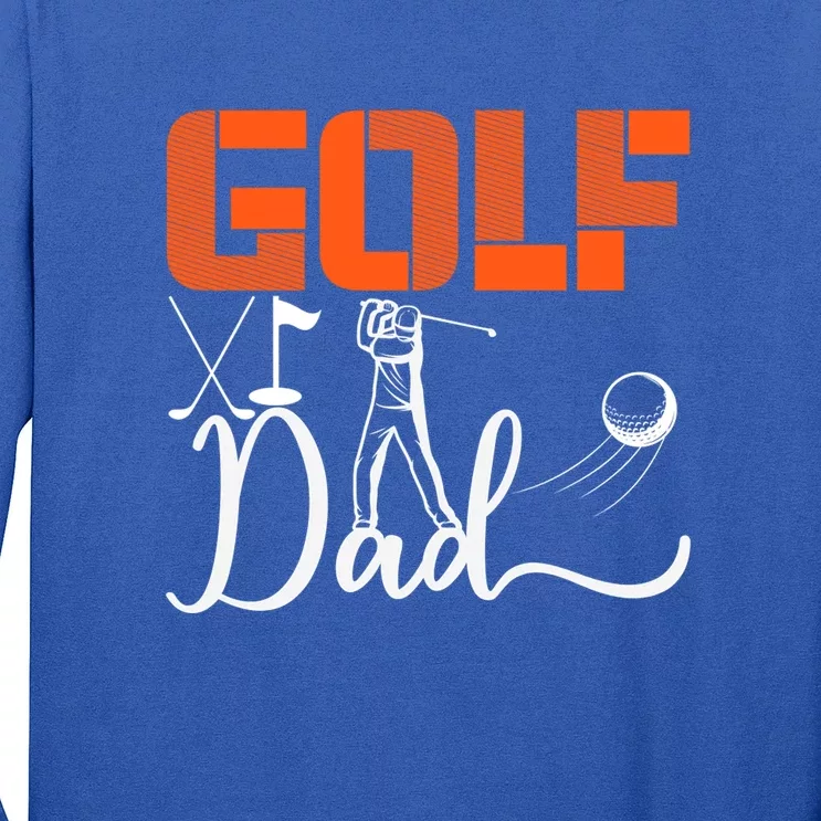 Father's Day Funny Golf Dad Best Dad By Par Gift For Dad Long Sleeve Shirt