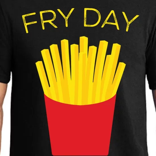 Fry Day French Fries Tgif Thank God It's Friday Gift Pajama Set