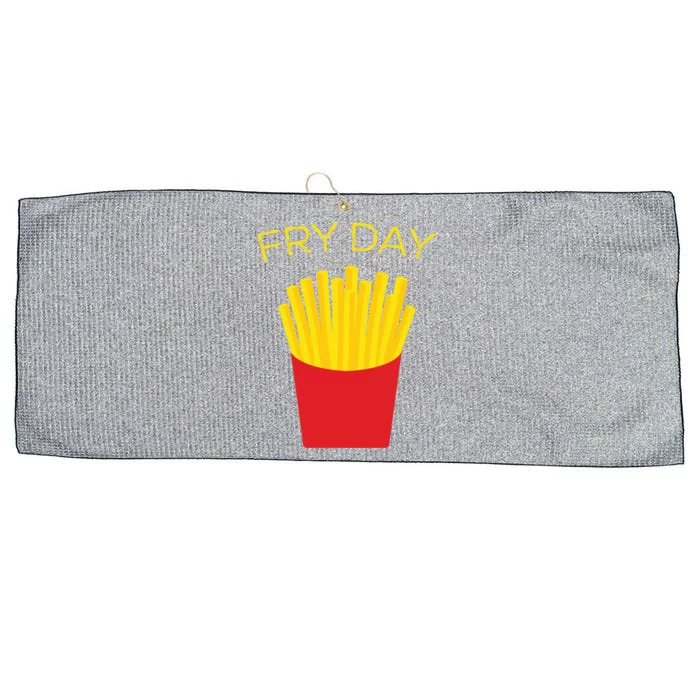 Fry Day French Fries Tgif Thank God It's Friday Gift Large Microfiber Waffle Golf Towel