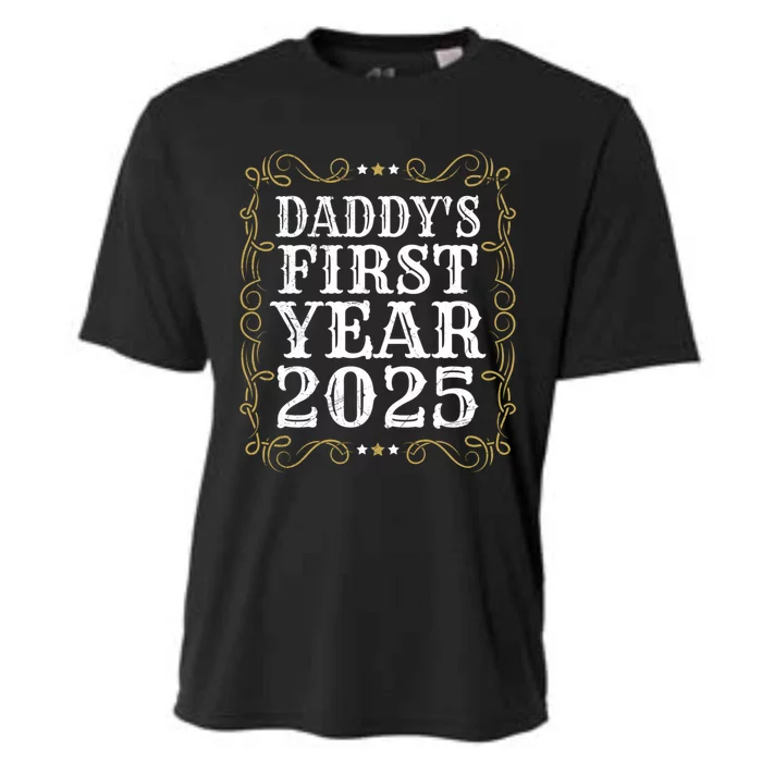 Fathers DaddyS First Year 2025 Dadtobe 1st Fathers Day Gift Cooling Performance Crew T-Shirt