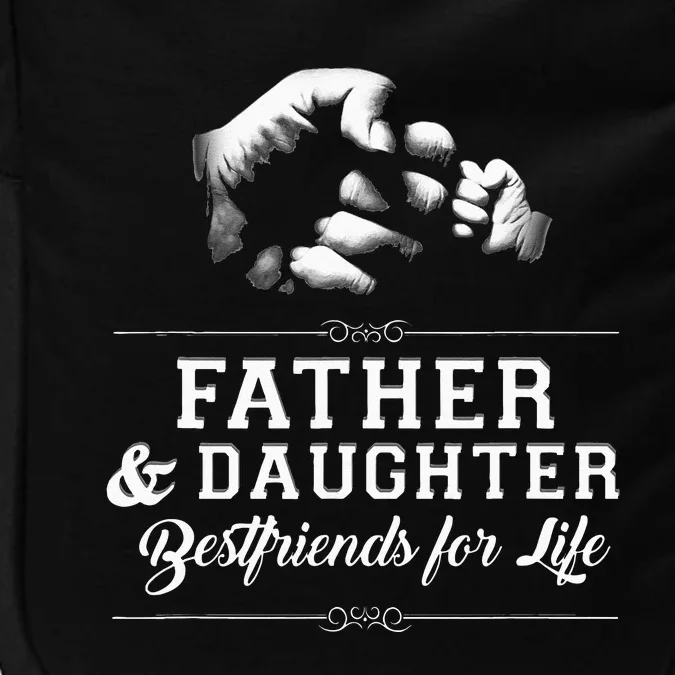 Father Daughter Friends Fist Bump Dad Fathers Day Impact Tech Backpack