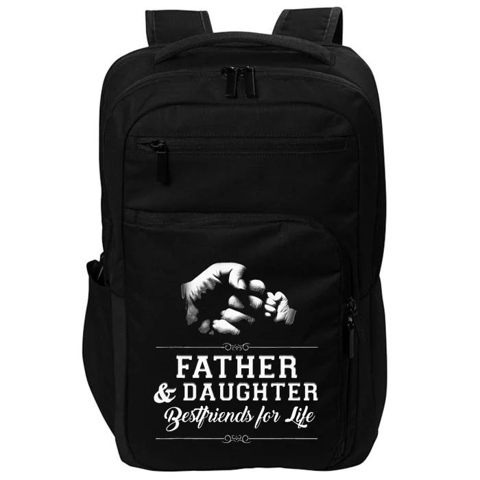 Father Daughter Friends Fist Bump Dad Fathers Day Impact Tech Backpack