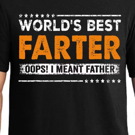 Fathers Day Funny Worlds Best Farter I Mean Father Pajama Set