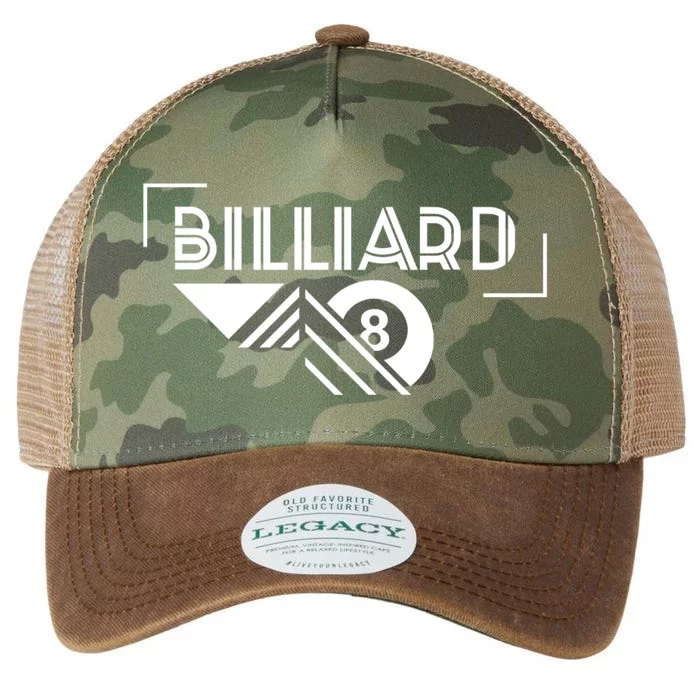 Father's Day Funny Billiards 8 Ball Gift For Dad Legacy Tie Dye Trucker Hat