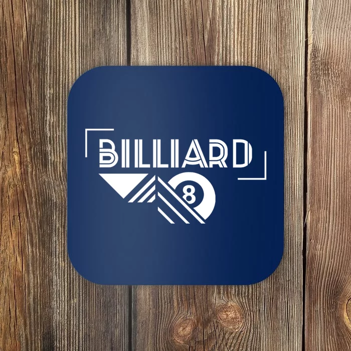 Father's Day Funny Billiards 8 Ball Gift For Dad Coaster