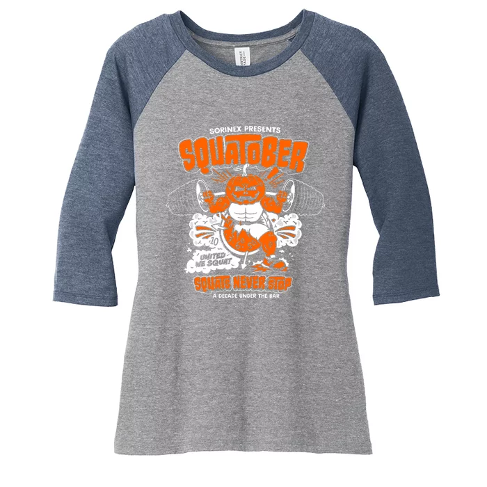 Funny Design Women's Tri-Blend 3/4-Sleeve Raglan Shirt