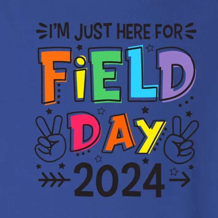 Field Day Fun Day Funny For Teacher Field Day 2024 Gift Toddler Long Sleeve Shirt