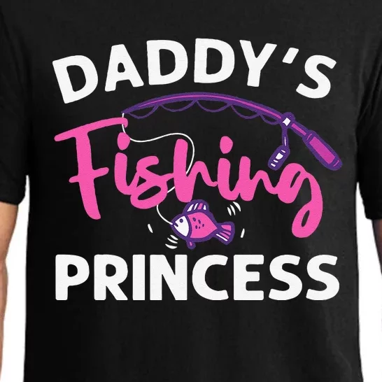 Funny DaddyS Fishing Princess Art Pajama Set