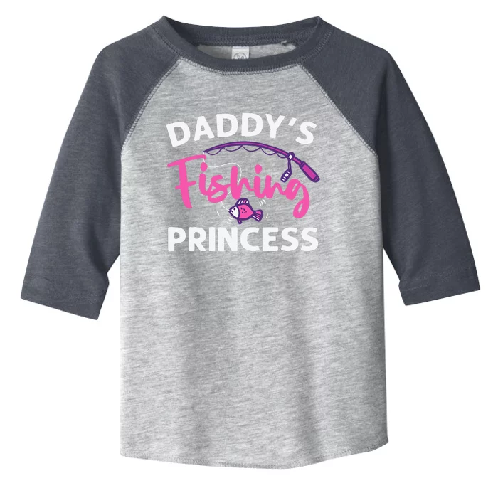 Funny DaddyS Fishing Princess Art Toddler Fine Jersey T-Shirt