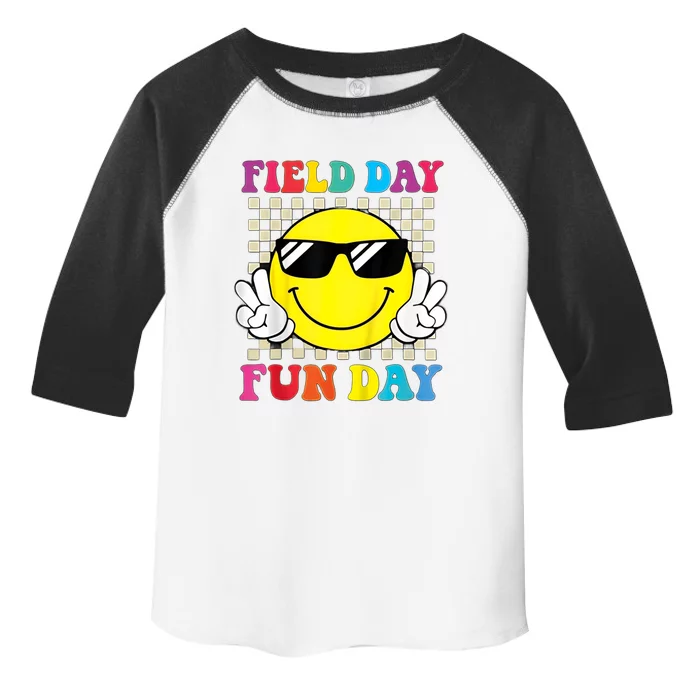 Field Day Fun Day Funny For Teacher Field Day 2024 Gift Toddler Fine Jersey T-Shirt