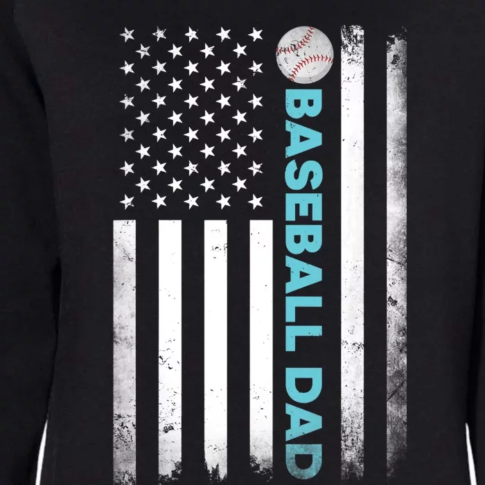 Funny Dad Fathers Day Baseball Dad Womens California Wash Sweatshirt