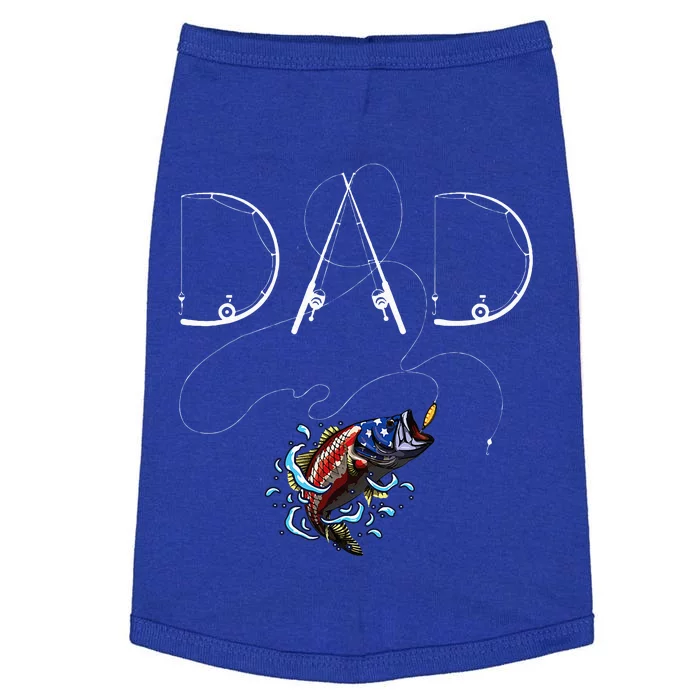 Fisherman Dad Fishing Enthusiast Fish Lover Daddy Father Doggie Tank