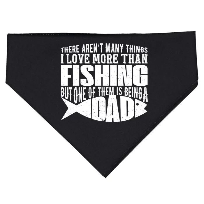 Fishing Dad ,Father's Day T USA-Made Doggie Bandana